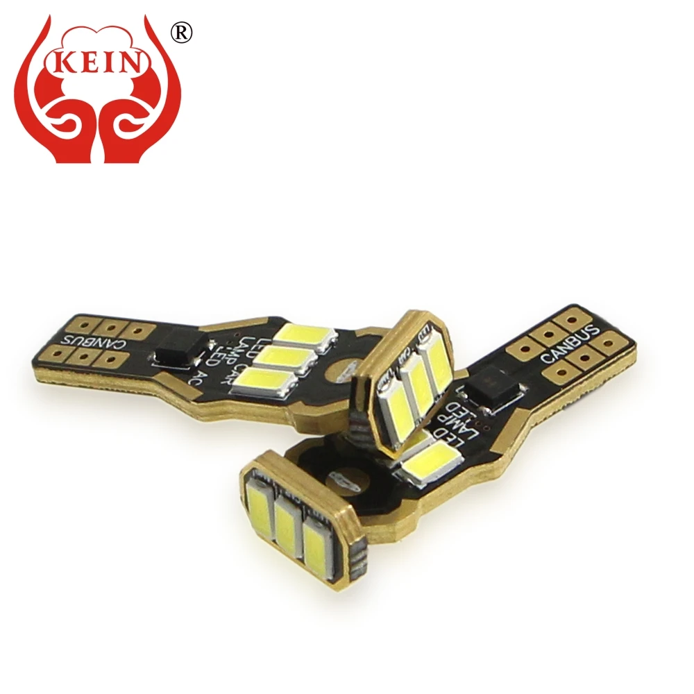KEIN 2 шт. W16W led t15 9SMD супер яркий CANBUS 5630 5730 задний фонарь 912 921 920 сигнальная лампа для