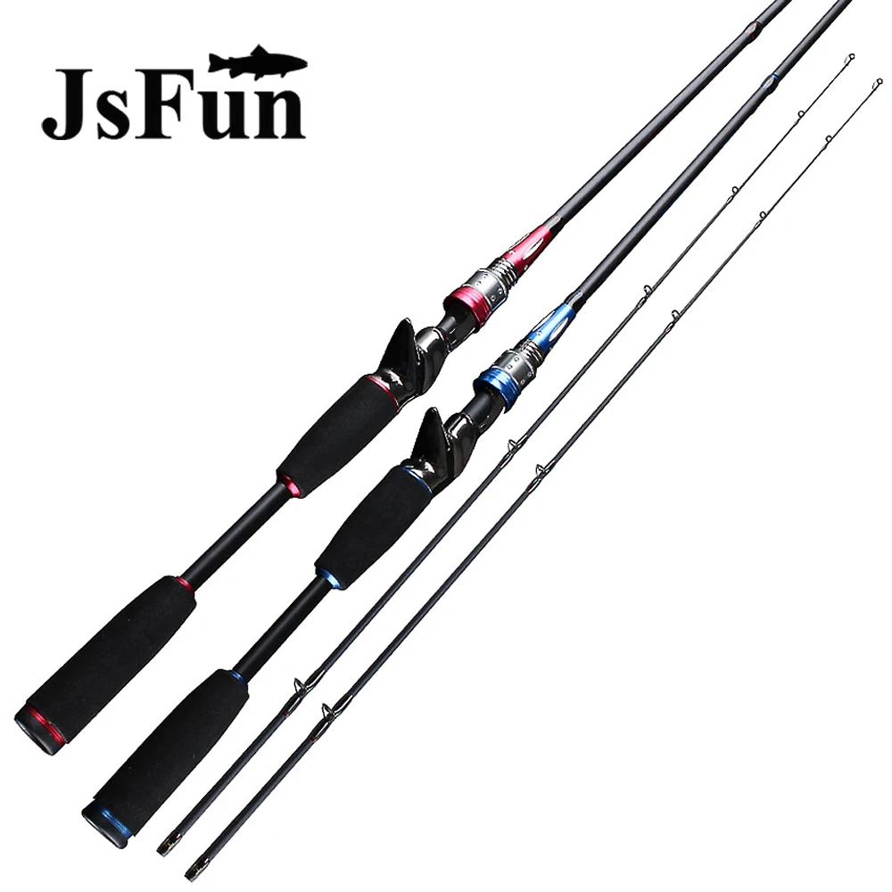 2.1M Carbon Hard Bass Lure Rods Spinning/Casting Fishing Rod M/MH M/ML