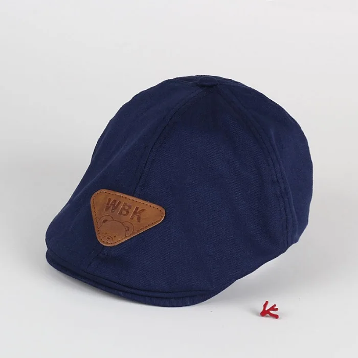 Хлопковая шляпа от солнца для маленьких мальчиков, берет, летняя бейсболка, модная кепка - Цвет: 4