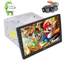 10.1”Double Din Stereo Head Unit Quad-core Android6.0 GPS Navigation Car Stereo Audio Radio 1080P Built in WiFi + Backup Camera