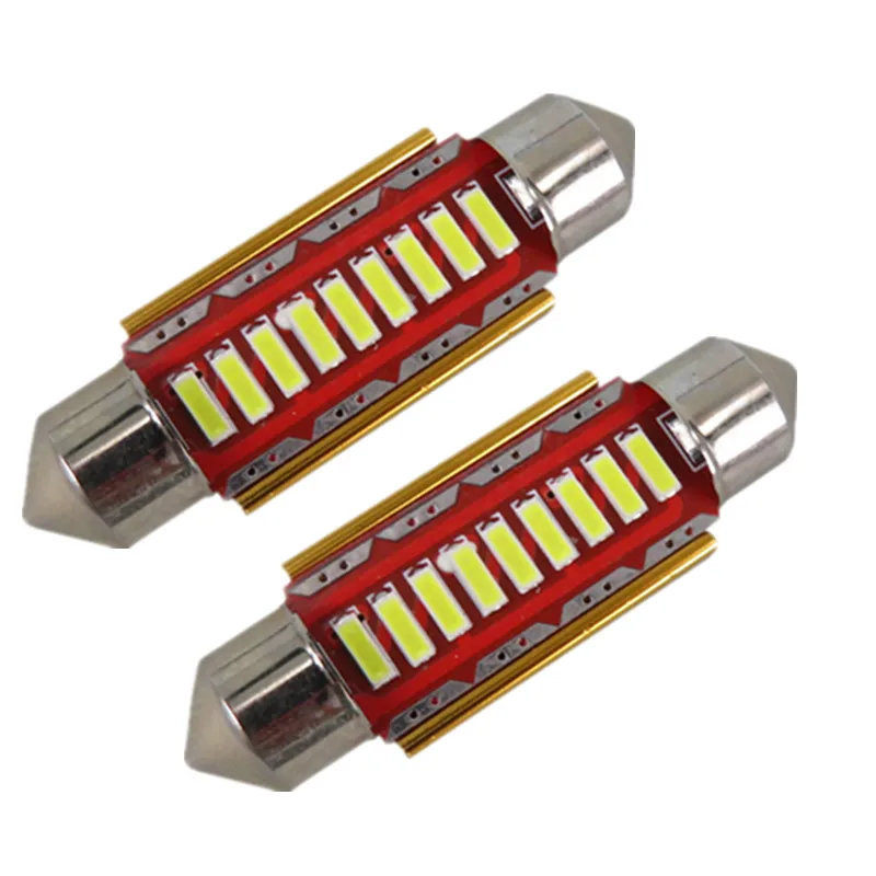 WLJH 4 шт. Led 39 мм 38 4014 SMD 239 Lanco автомобильный светильник C5W лампа для Ford Focus MK II 2 2004 2015