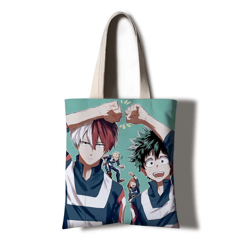 

My Hero Academia Todoroki Shoto Women Canvas Shoulder Bag Crossbody Bags For Women Messenger Bags Schoolbag Handba