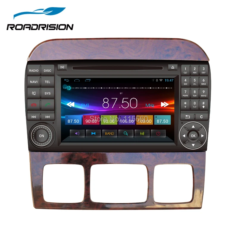 RoadRision 2Din 7 ''автомобильный dvd плеер Android 6 0 для Mercedes Benz S Class W220 W215 S280 S320 S350 S400 радио
