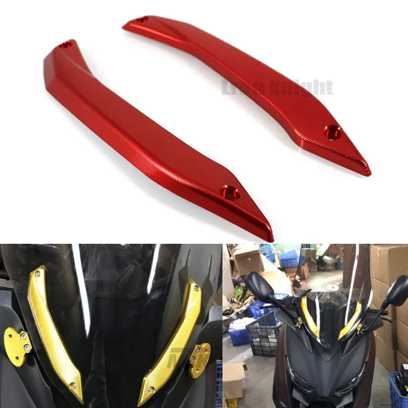 

For YAMAHA XMAX X-MAX 125 250 300 400 Motorcycle Windshield Deflectors windscreens Protectors Adjustable Lockable CNC bracket
