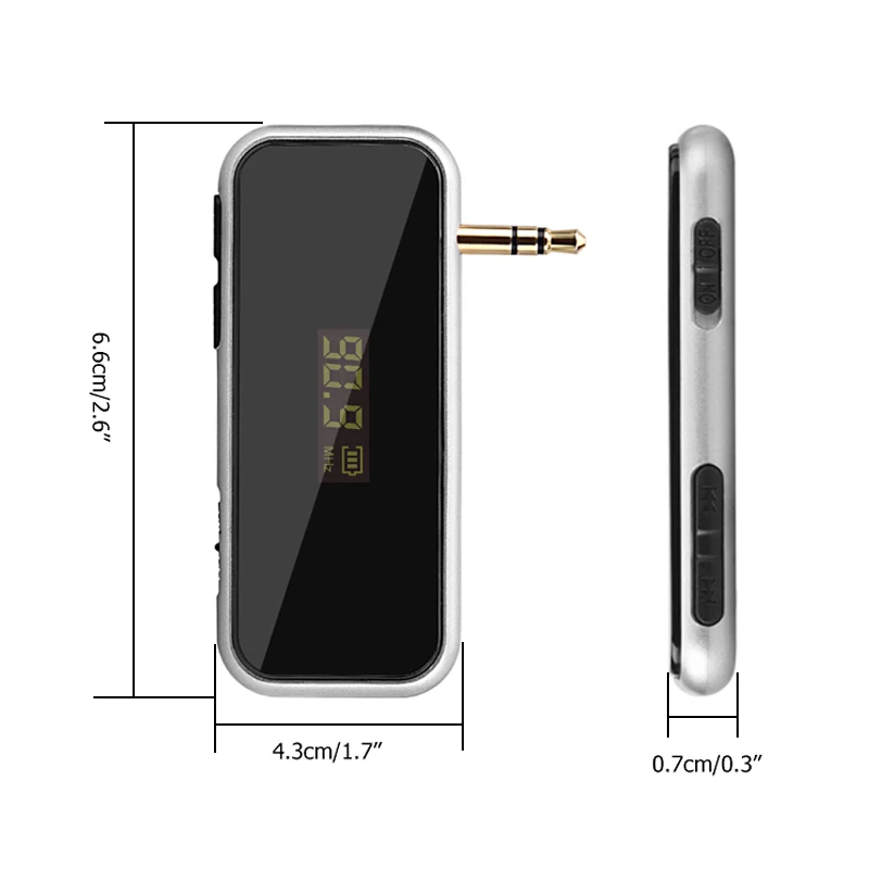 Мини fm передатчики для iPhone Беспроводной Bluetooth MP3 плеер Авто Drive передатчиком Hands free