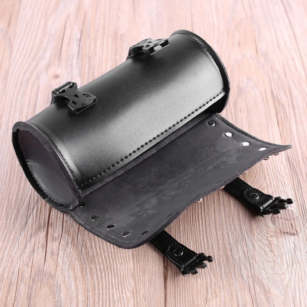 2017 Multi functional font b Storage b font Bag Motorcycle PU Leather with Plastic buckles Tool