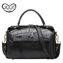 Сумка из натуральной кожи, Повседневная модная крокодиловая женская сумка, женские кожаные сумки, сумки через плечо для женщин, сумки-мессенджеры