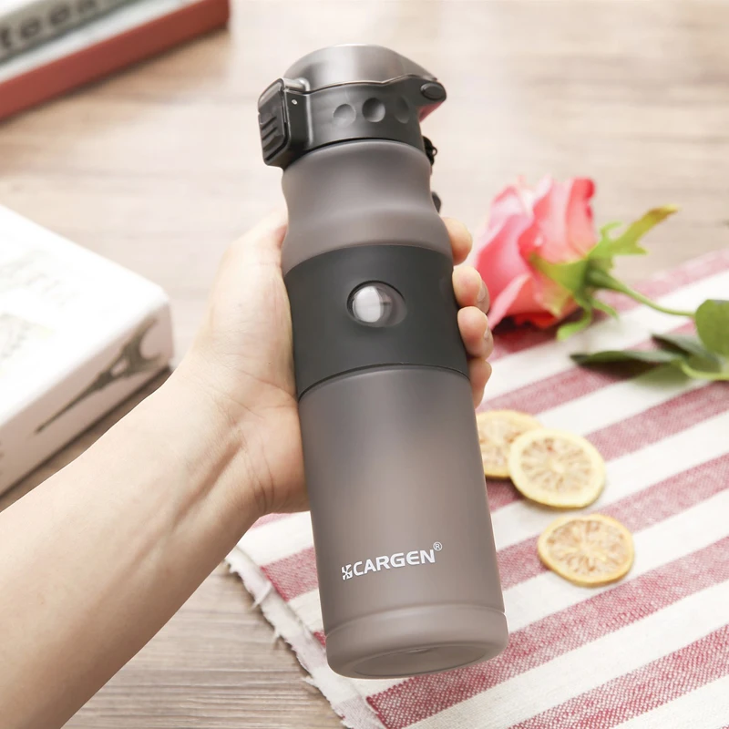 Aierbao 600ml Leak Proof BPA Free Sports Water Bottle Walking Tour High
