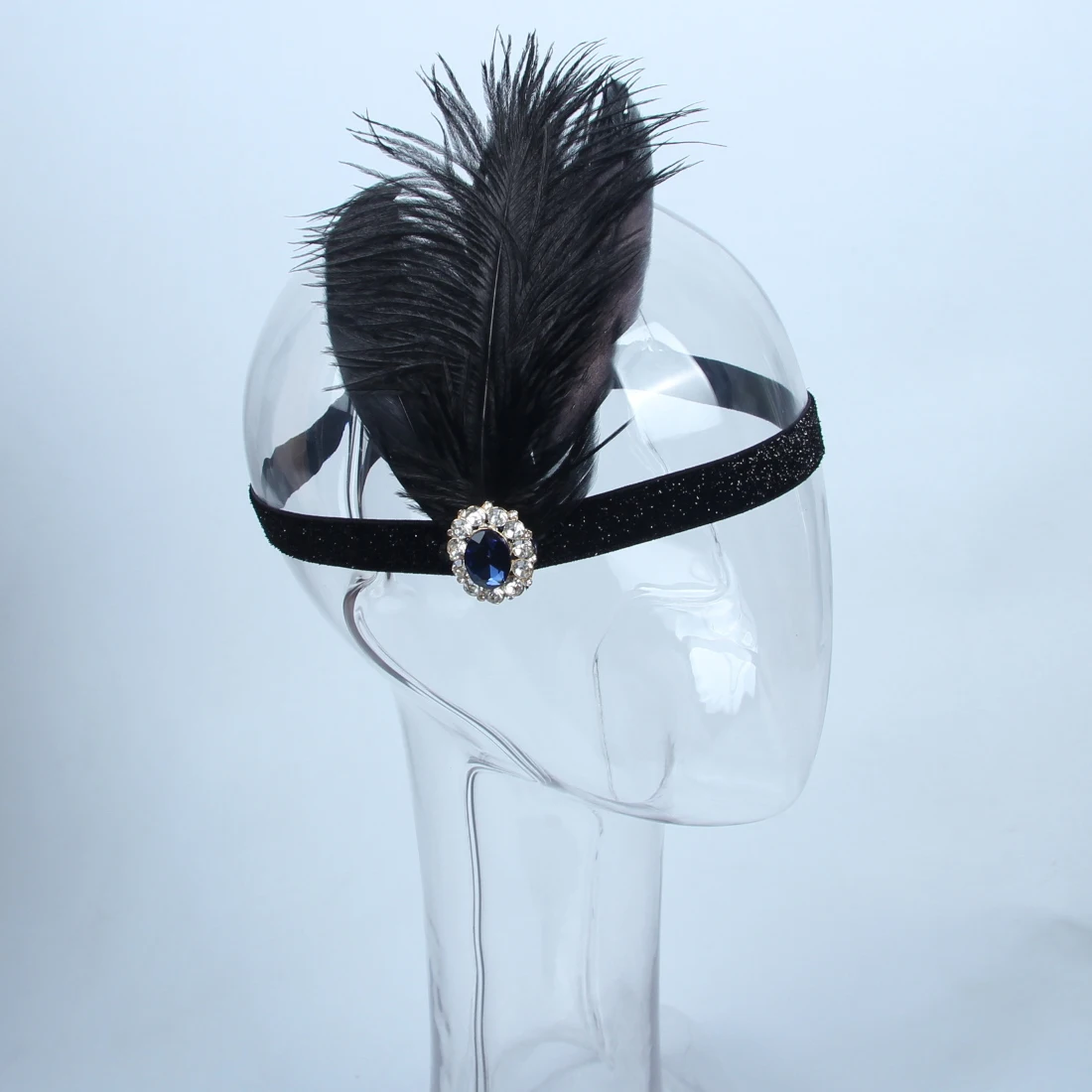 

HOT Hair Accessoriesblack feather Hair Band 1920s Vintage Gatsby Party Headpiece Women Flapper Feather Headband