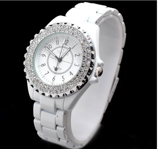 Watch white color Clearance