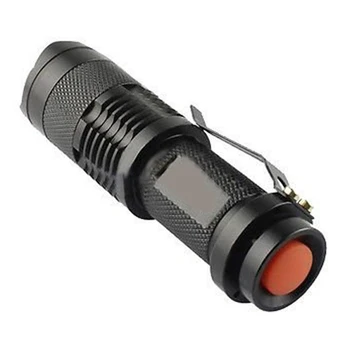 

Portable Mini ZOOM Torchflashlight 1pc 3800LM XML-Q5 COB LED FlashlightUse AA 14500 Battery Waterproof In Life Lighting Lantern
