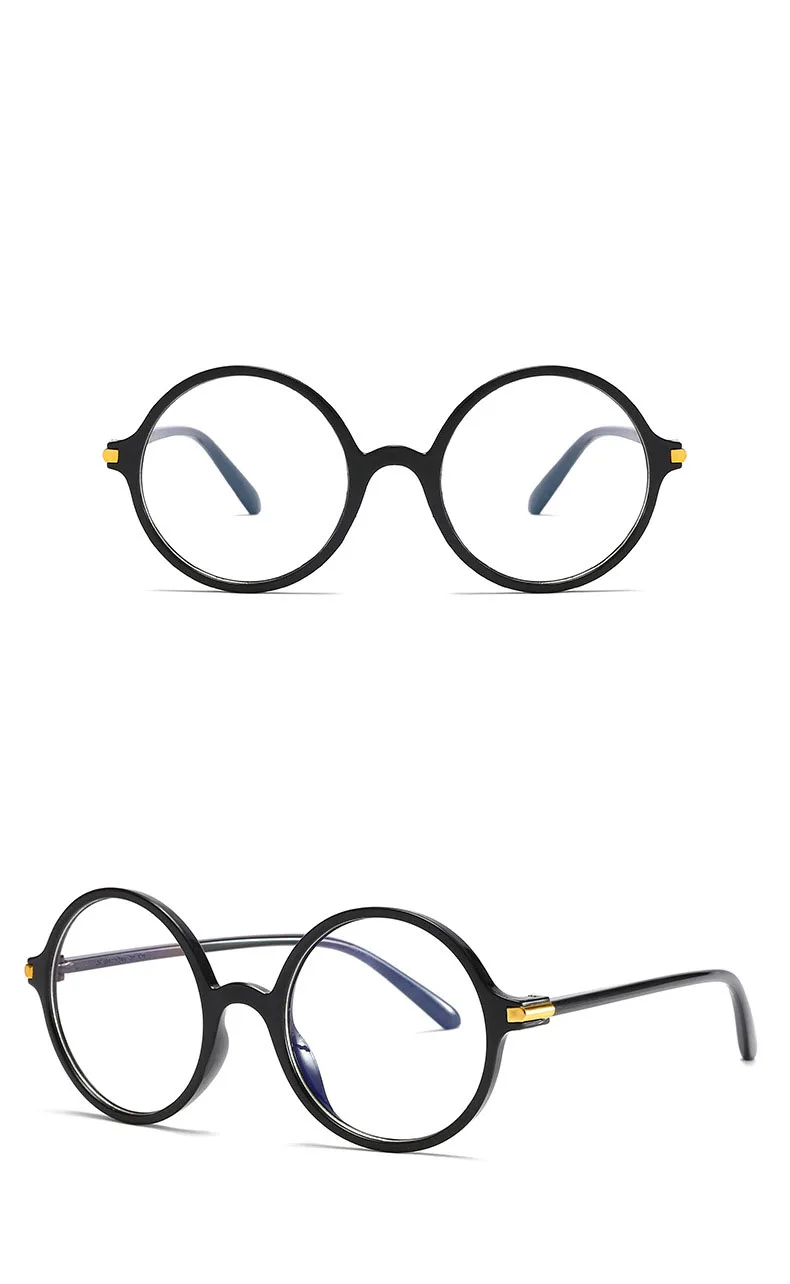 Модные женские круглые очки, оправа, мужские Оптические очки, ретро очки, компьютерные очки, прозрачные очки
