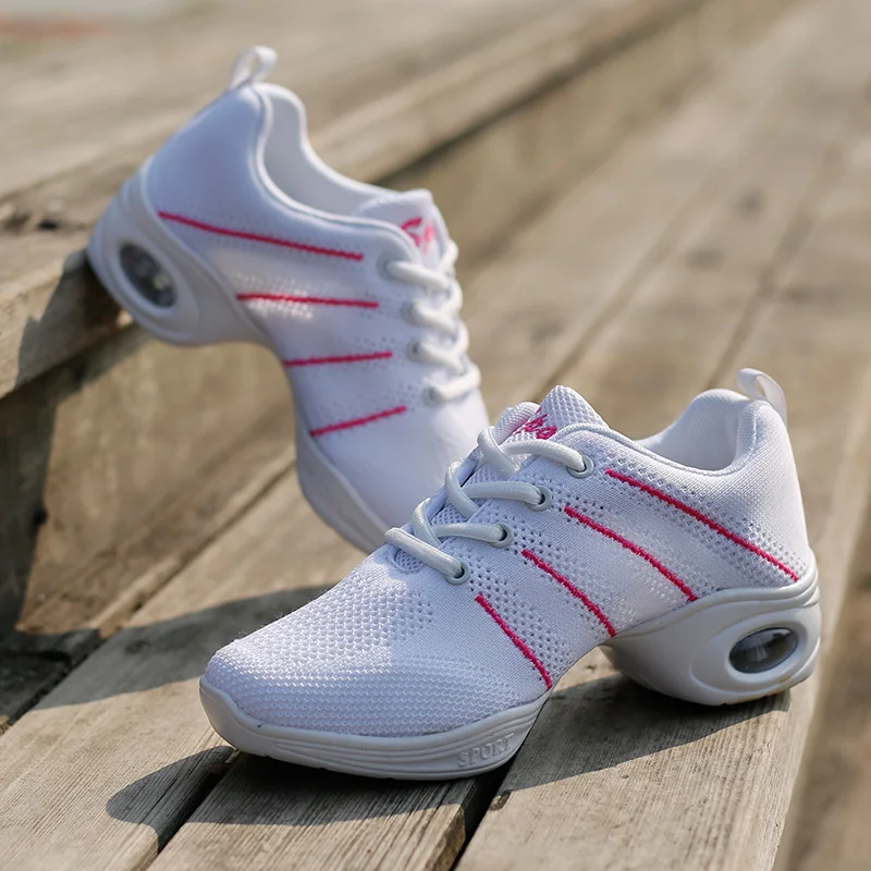New Modern Dance shoes Women Fitness Breathable Teachers Latin Jazz Hip