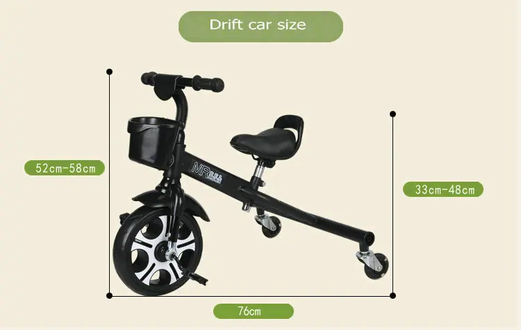 1 автомобиль три способа играть цельнометаллический многофункциональный детский трехколесный велосипед детский тандемный велосипед 3-6 лет Дрифт автомобиль игрушка автомобиль картинг