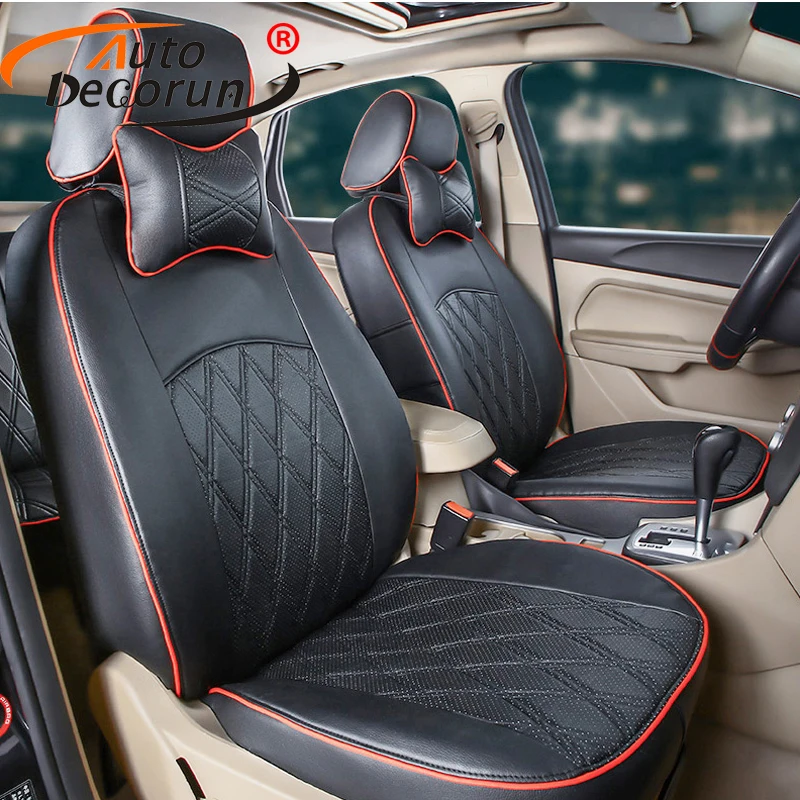 

AutoDecorun PU leather car seats cushion for MG GT accessories seat cover set custom fit seats supports cushion interior styling