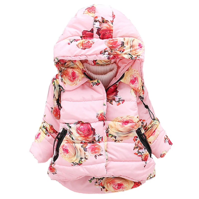 

Winter Baby Girls Warm Jackets For Girls Clothes Infant Outerwear Baby boys Hooded Jackets For Toddler Coats Kids Thick Jacket