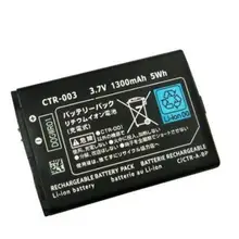 Finera 3,6 В 1300 мАч перезаряжаемые высокое ёмкость Сменный аккумулятор для nintendo 3DS