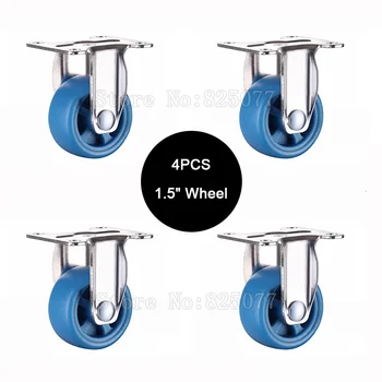 

Brand New 4PCS 1.5Inch Furniture Casters Platform Trolley Chair Utensils Directional Mute Wheels Runners Bearing 25KG/PCS