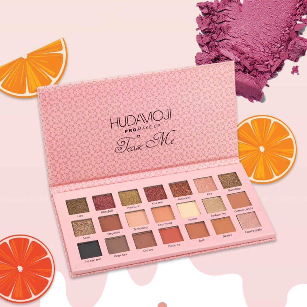 

21Colors Nude Shining Eyeshadow Palette Makeup Glitter Pigment Shimmer Pearl Beauty Cosmetic Tool Maquiagem Drop Shipping TSLM2