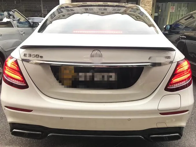 Для Benz E W213 спойлер E320LE260LE300L задний спойлер из углеродного волокна Материал автомобильное крыло для W213 4 двери