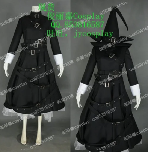 

Wadanohara and the Great Blue Sea Witch Pitch Chlomaki Dress Outfit Anime Cosplay Costume J001