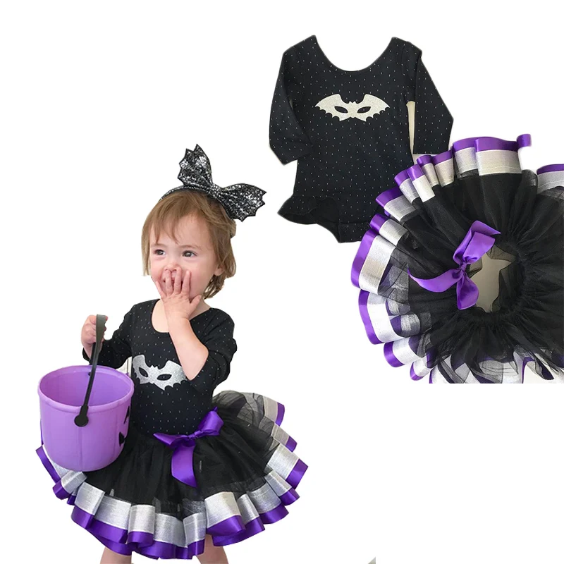 

Summer Little Girls Bodysuit+Skirt Clothing Set Lovely Kids Baby Girls Bodysuits+Tutu Skirt Cosplay Party Clothes 0-3Y