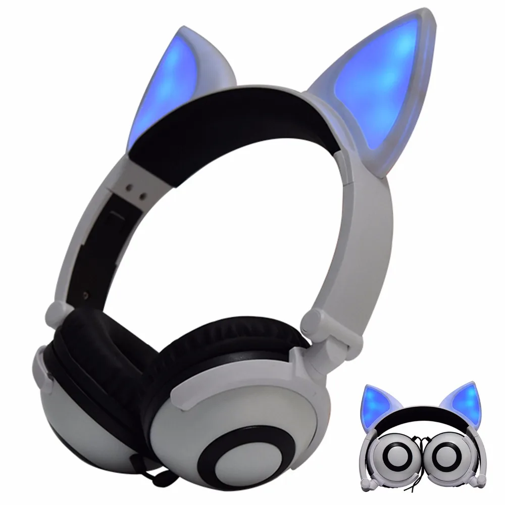 E0071 fox ear headphone white
