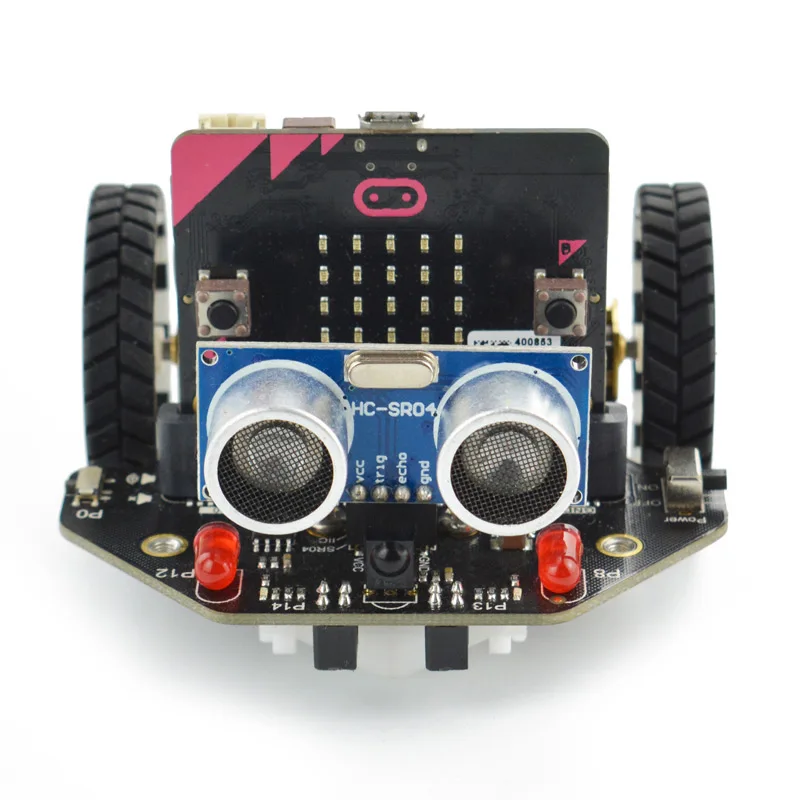 Micro: bit smart car Mini robot графическое Программирование линии инфракрасного