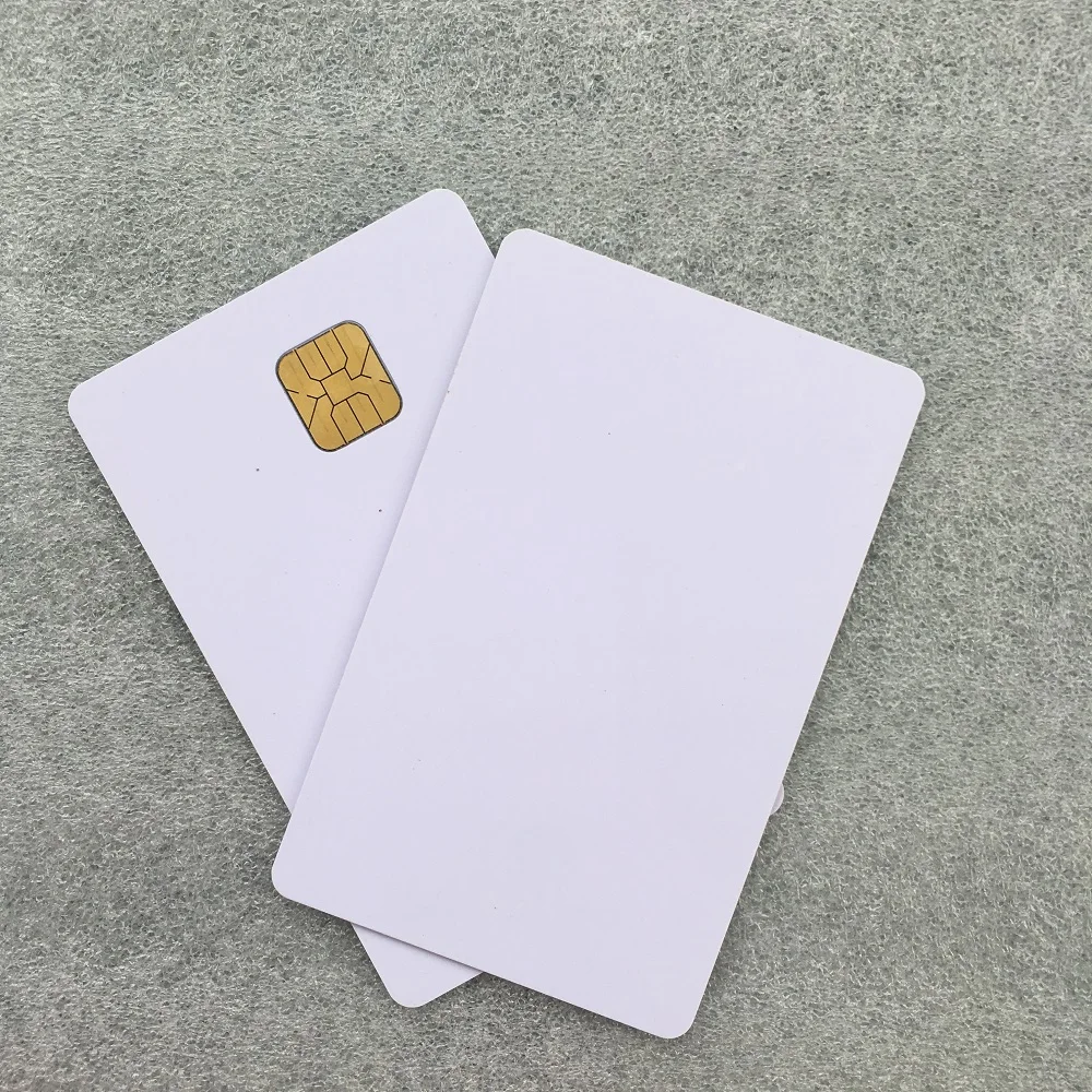 Оптовая продажа 1000 шт iso7816 16K bit Fudan24C16 ATmel24C16 пустая ПВХ Контактная смарт карта