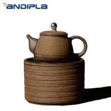 Японский стиль грубая керамика Мороз чайник держатель чайный лоток чайный набор кунг-фу воды ёмкость для хранения бак креативный винтажный домашний декор