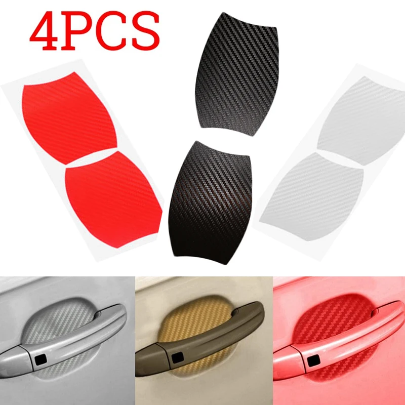 4PCS Car Sticker Protect Protector Films Automobile Protective Car Decals Invisible Collision Avoidance Door handle waterproof