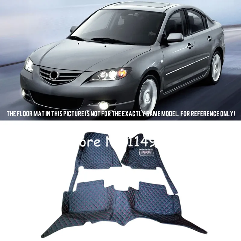 For Mazda 3 2004 2005 2006 2007 Car styling Interior Rugs Carpet Front & Rear Floor Mats Liners Carpets 1 set For Mazda 3 2004 2005 2006 2007 Car styling Interior Rugs Carpet Front & Rear Floor Mats Liners Carpets 1 set