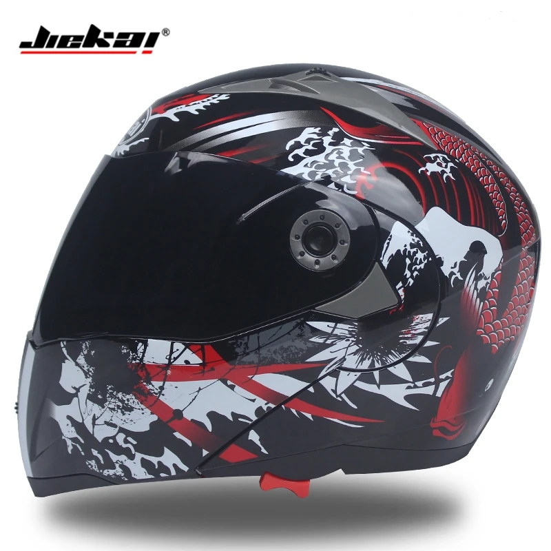 Новое поступление DOT Flip Up шлем мотоциклетный шлем гоночный мотокросс полный шлем двойной козырек система - Цвет: c5