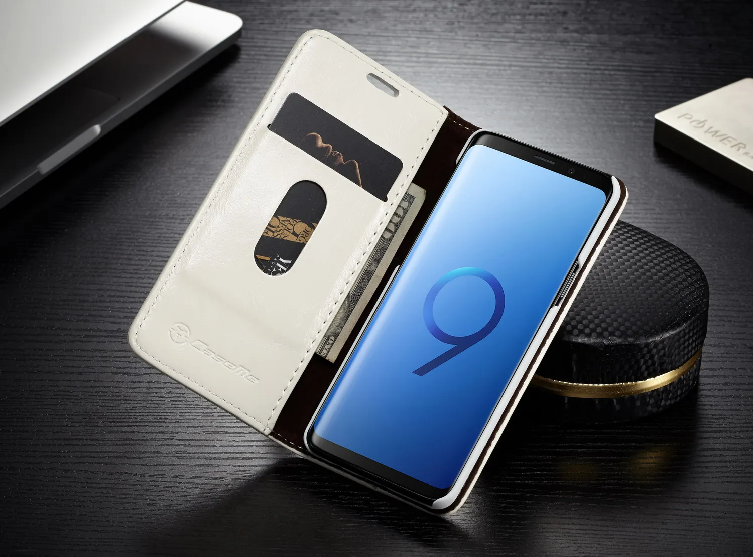 Чехол CaseMe для samsung Galaxy S9 S8 S10 плюс S9+ Магнитный Роскошный чехол из искусственной кожи чехол-Бумажник для телефона с креплением на ремень для Galaxy S9 Note 9 8 S10e
