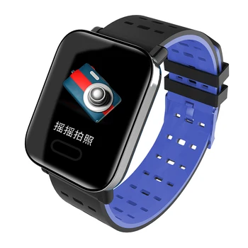 

Bakeey A6 Wearable Smartwatch HR Blood Pressure Oxygen Monitor Waterproof Camera Multi-sport Modes Smart Watch for Android IOS