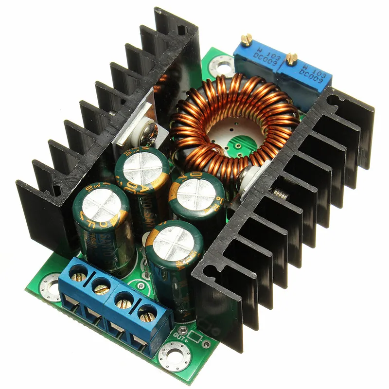 

Adjustable Power Supply Module DC-DC CC CV Buck Converter Step-down Power Module 7-32V to 0.8-28V 12A 300W
