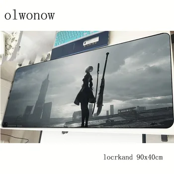 

nier automata pad mouse computer gamer Indie Pop mouse pad 900x400x3mm padmouse Professional mousepad gadget office desk mats