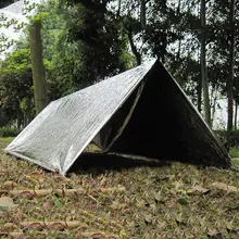 На открытом воздухе спасательная палатка Щепка Майларовый Термальность многоразовые Водонепроницаемый спасательная палатка на открытом воздухе тентовое укрытие для экстренных ситуаций безопасности для оказания первой помощи