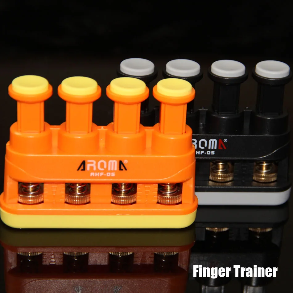 Aroma RHF-05 Guitar Bass Piano Finger Workout Gym Exerciser Medium Tension Hand Grip Trainer Power Gripper