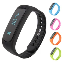 SmartBand E02 здоровья фитнес-трекер Спорт браслет Bluetooth 4.0 Водонепроницаемый браслет для IOS Android Smart Браслет