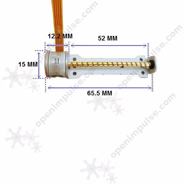 2-Phase-4-wires-Stepper-Motor-with-Rod-2