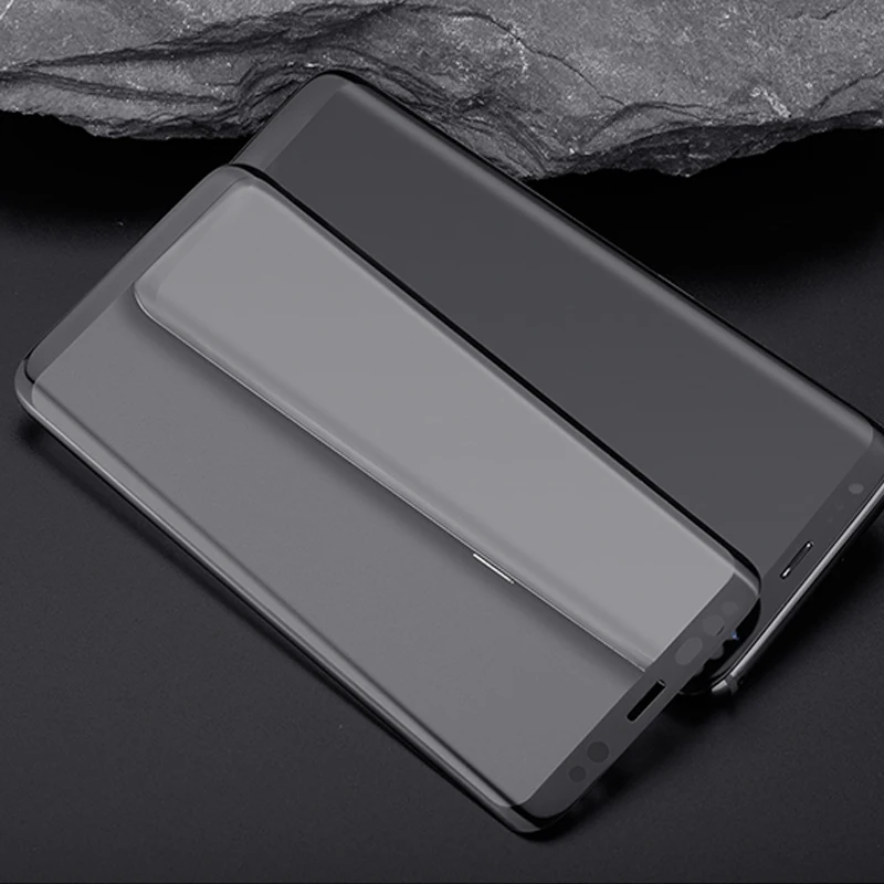 Sinzean 100 шт/партия для samsung galaxy Note 8/Note 9 3D полное покрытие закаленное стекло протектор экрана 3D изогнутое стекло(клей края