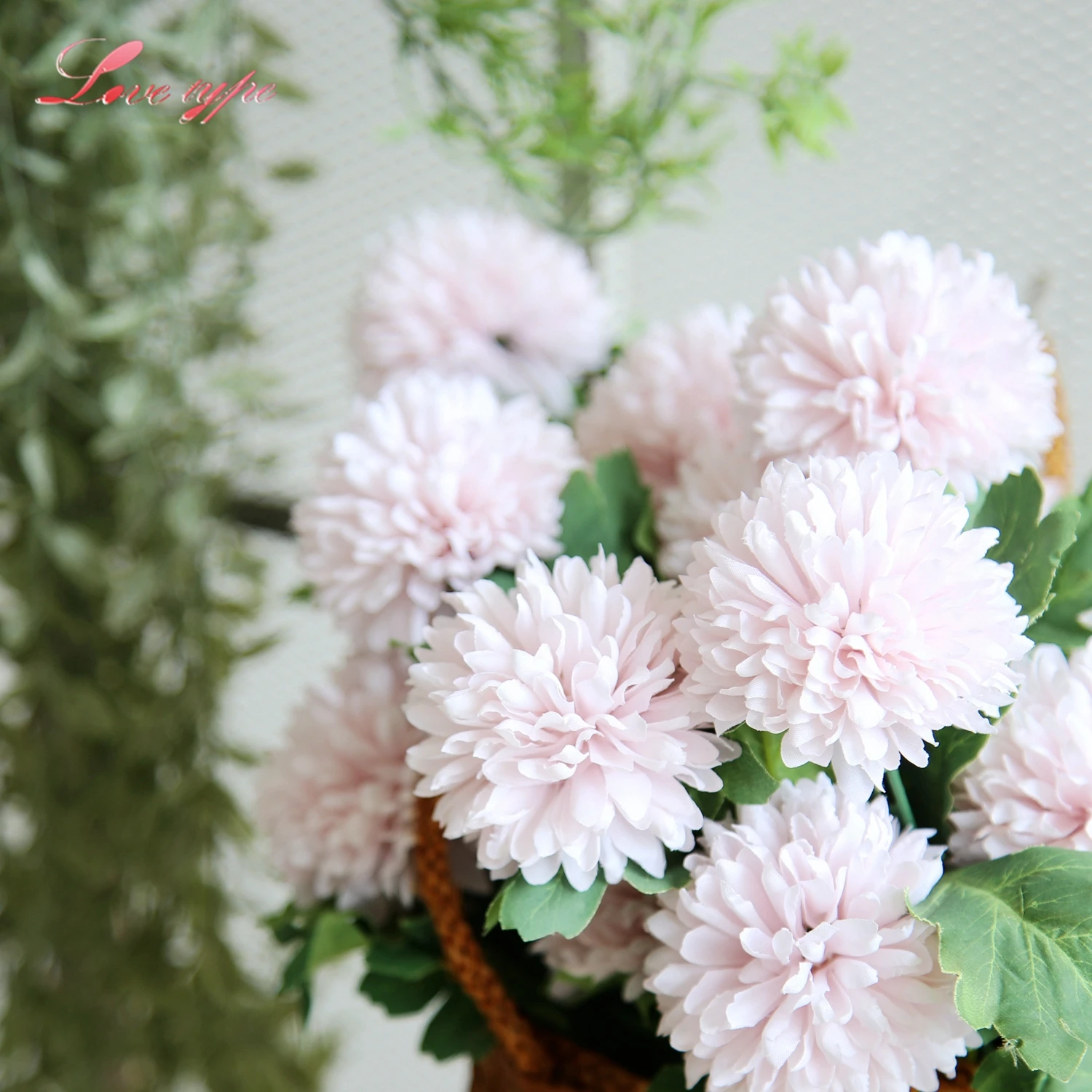 

2 Head/Branch DIY Artificial Flowers Chrysanthemum Flower Ball Fake Flowers Home Decor Party Table/Wedding Home Vases Decoration