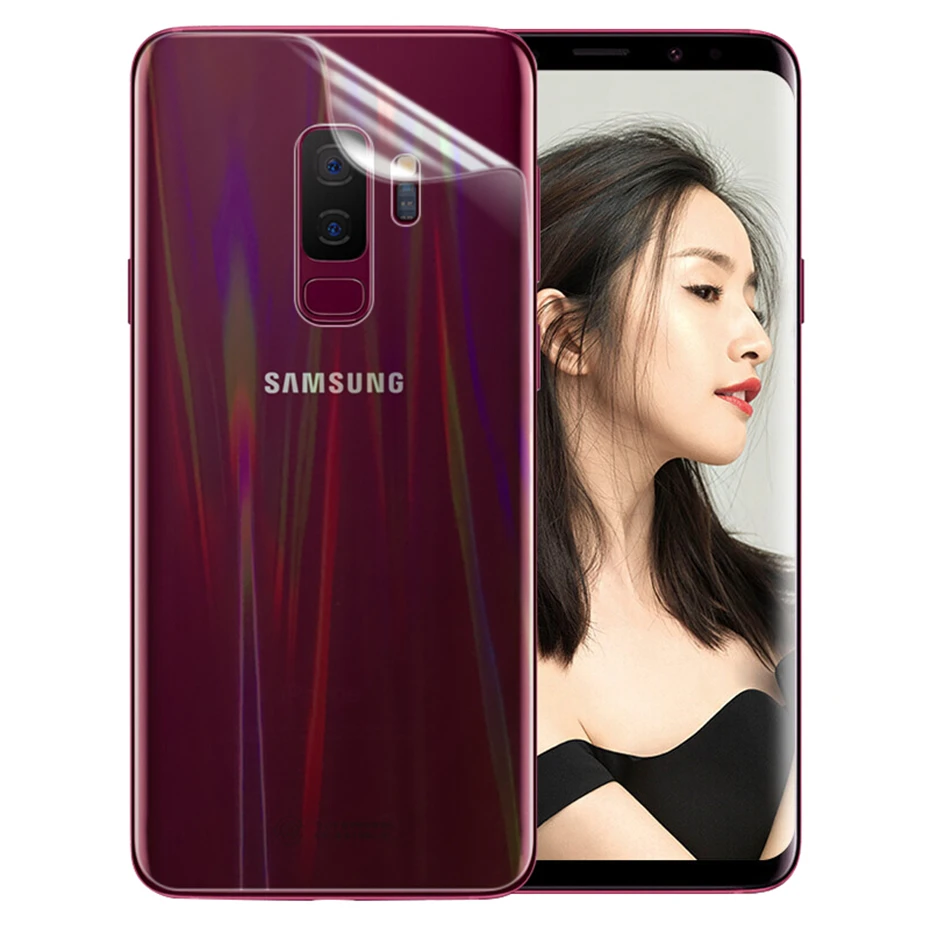 Akcoo Note 10 Plus aurora градиентная задняя пленка для samsung galaxy S8 S9 S10 Plus задняя защитная пленка для Note 8 9