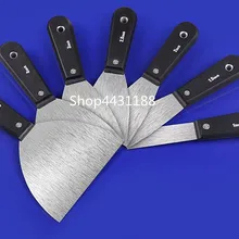 7 шт. 1-" шпатлевка нож Портативный углеродистая марганцевая сталь DRYWALL живопись штукатурка скребок для окон инструмент плитка рабочий инструмент для украшения