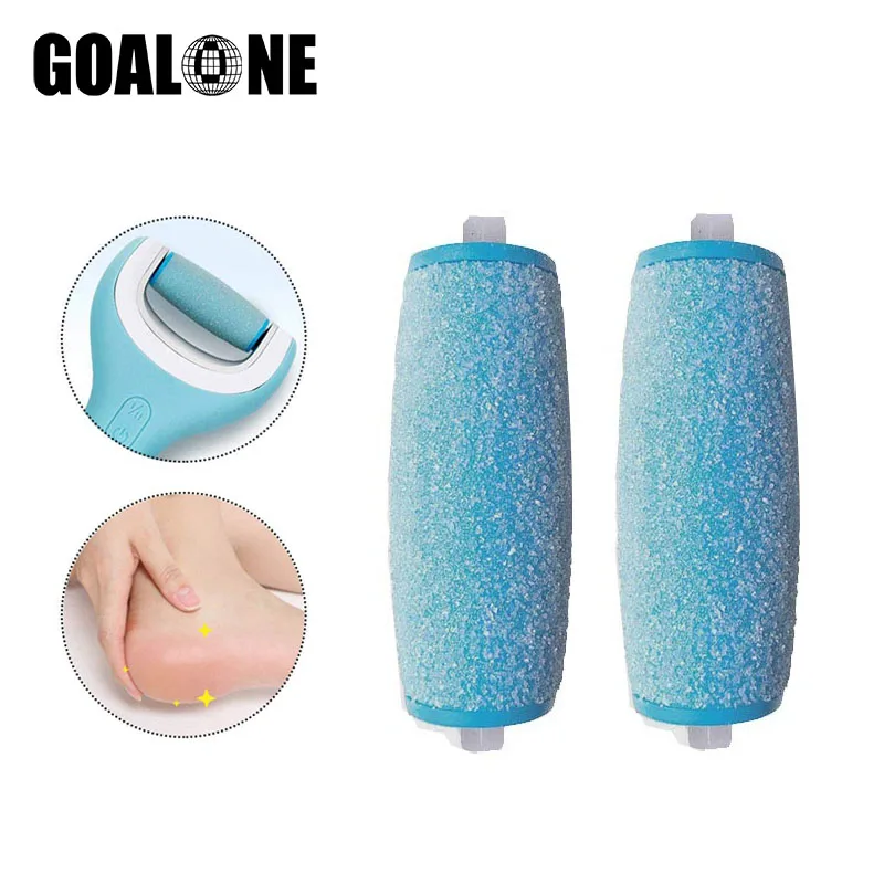 

GOALONE 2PCS Coarse Replacements Roller Heads for Electronic Foot File Refills Pedicure Kit Exfoliating Callus Dead Skin Remover