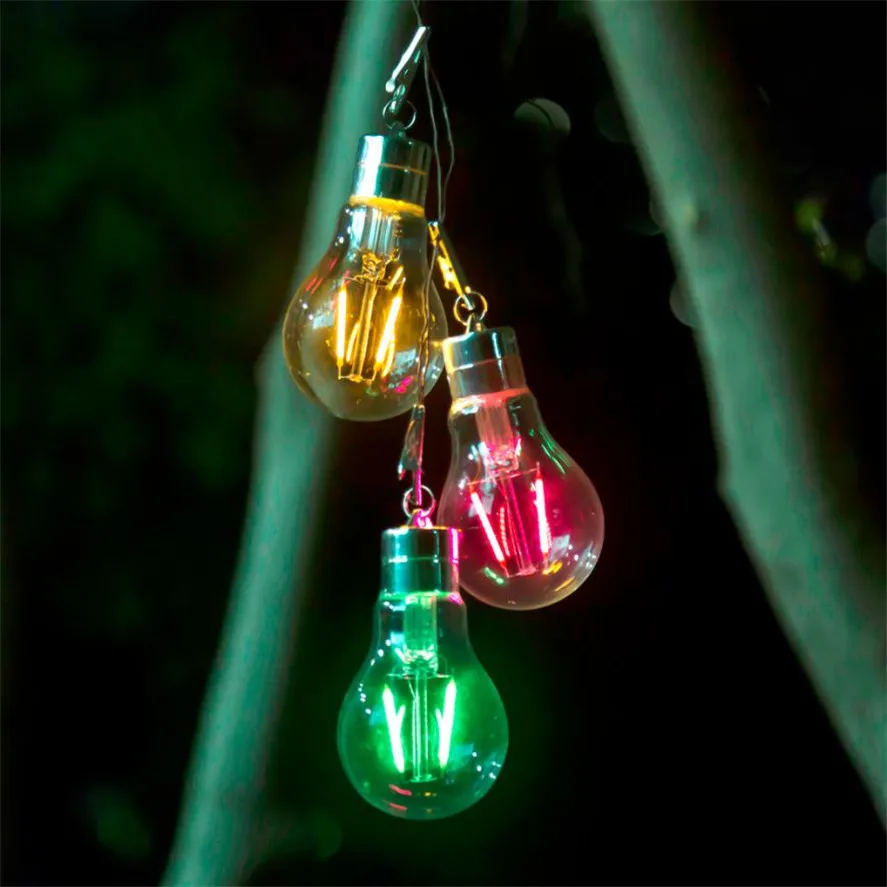 HOT DIY Wedding Party Decorations 1pc Waterproof Rotatable Outdoor Garden Camping Hanging LED