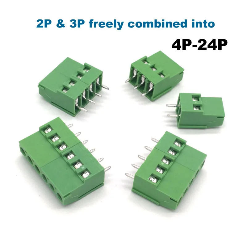 Шаг 5,0 мм Винт PCB клеммный блок соединитель прямой контакт 2P 3P 5 мм WJ129V блоки разъемы morsettiera 300 В 20A