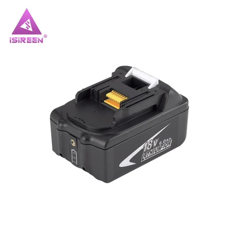 

6000mAh BL1860 Li-ion Battery Packs Replacement for Makita 18V BL1830 BL1850 Power Tool Rechargeable Battery 194230-4 LXT400
