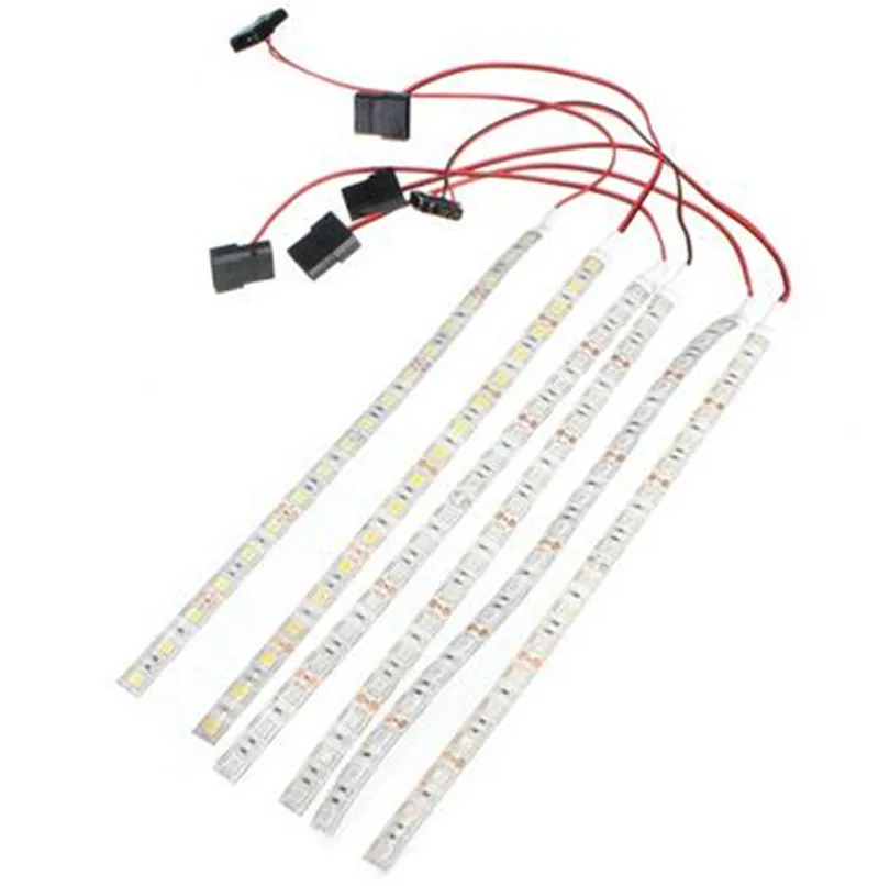 

New Waterproof LED Strip 5050 SMD DC12V 18 LED Flexible LED Case Strips Tape Light for PC Computer Case
